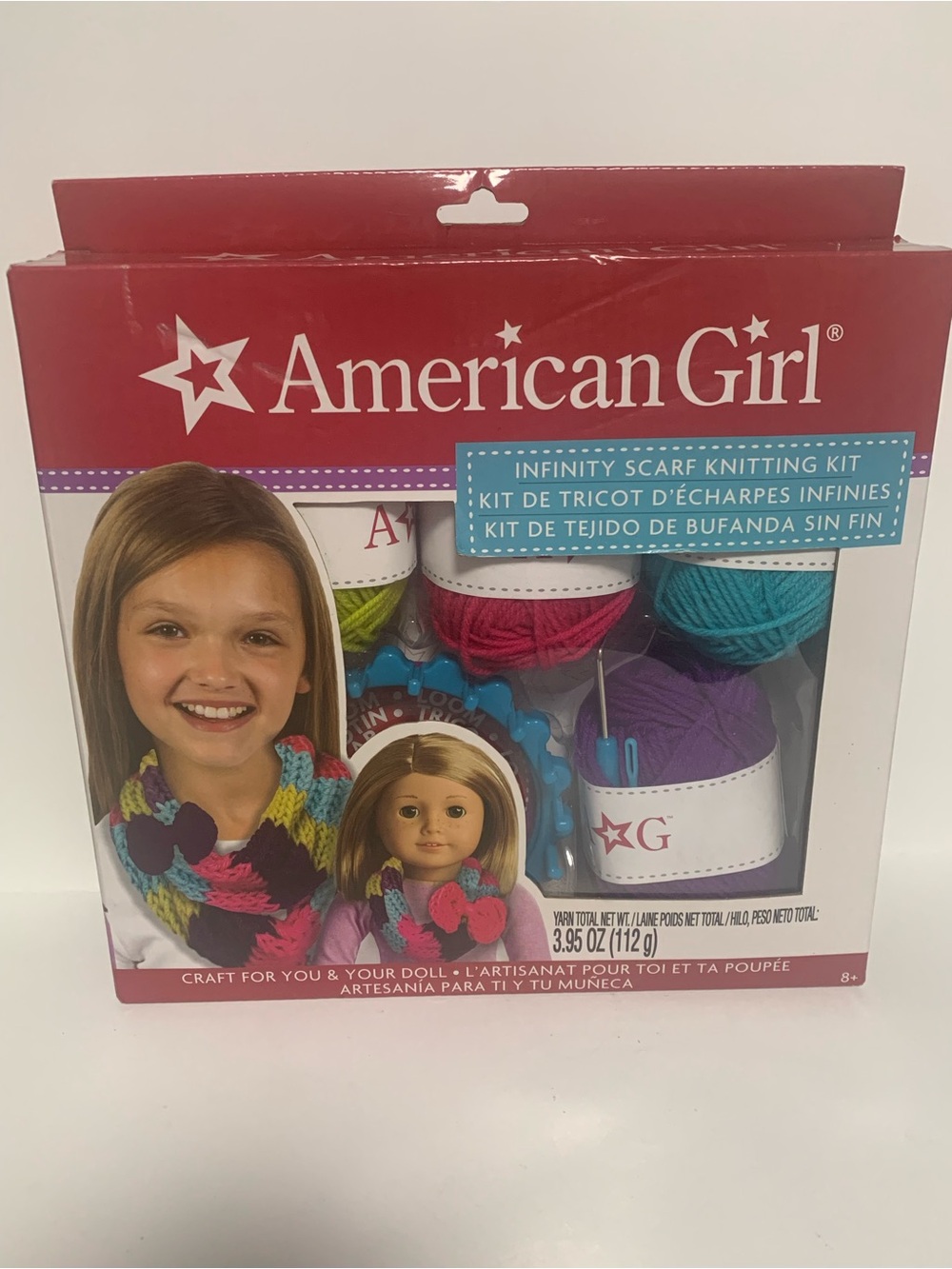 American Girl Infinity Scarf Knitting Kit - Multicolor